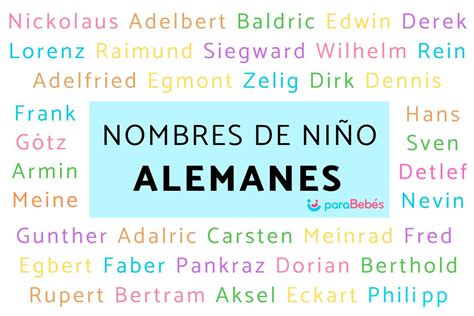 120 nombres de niño alemanes con su significado